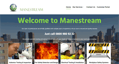 Desktop Screenshot of manestream.co.uk